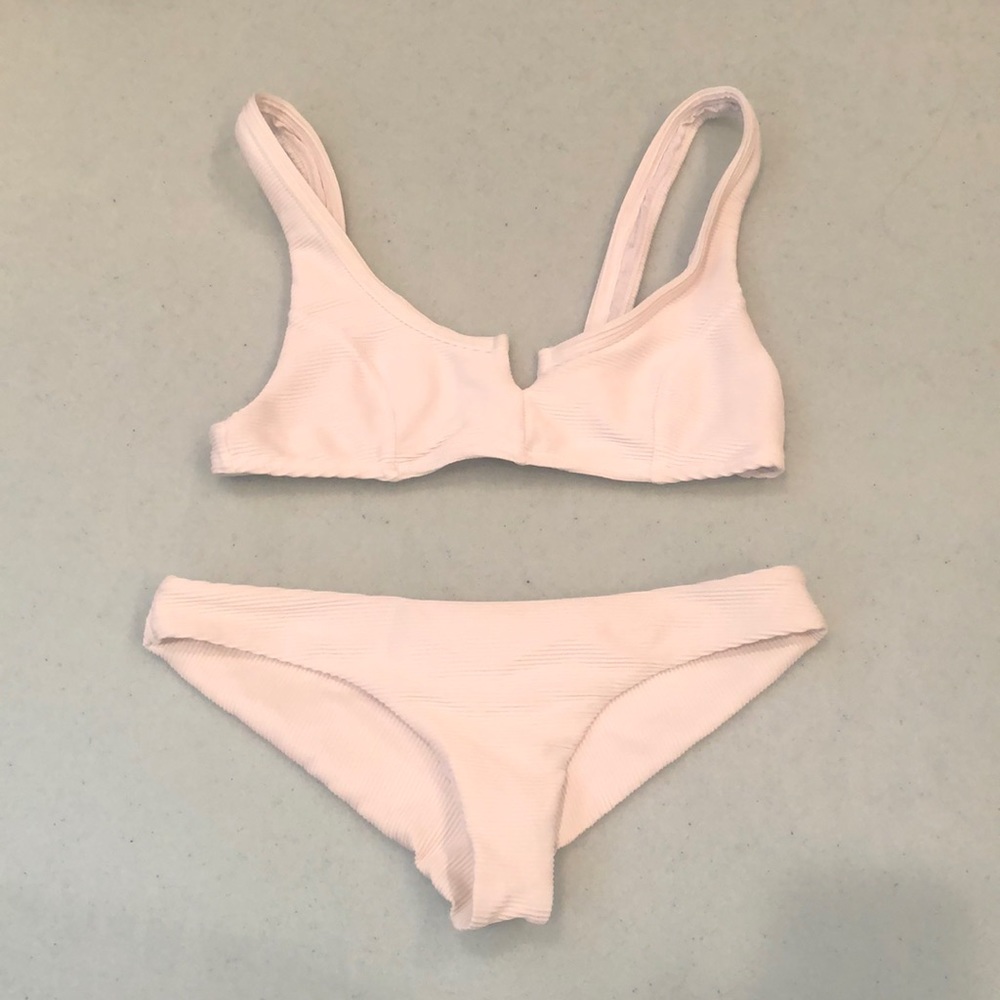 RVCA white swimsuit